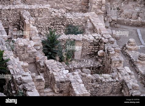 Ir David or City of David an archaeological site which is speculated to compose the original ...