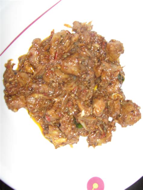 Cook Book: Mutton Pepper Fry - Andhra style