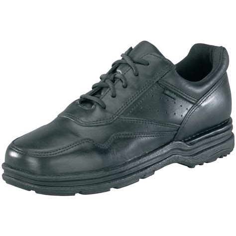 Men's Rockport® Works Pro Walker Athletic Oxford Shoes, Black - 580930 ...