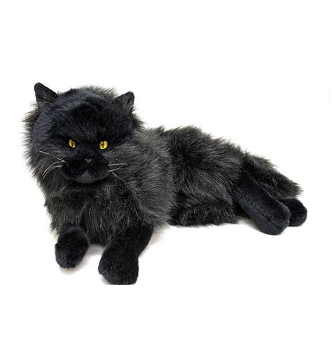 Black Cat lying soft plush stuffed toy Onyx 14"/36cm by Bocchetta NEW ...