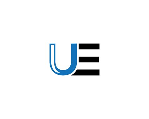 UE Logo Icon Symbol Template Vector. 24544512 Vector Art at Vecteezy