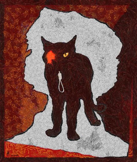 Edgar Allan Poe - Black Cat 2 by thredith on DeviantArt