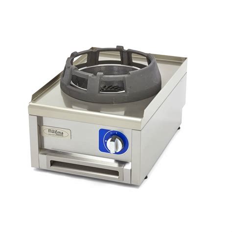 Commercial Grade Wok Brenner - Einzel - Gas - Maxima Kitchen Equipment