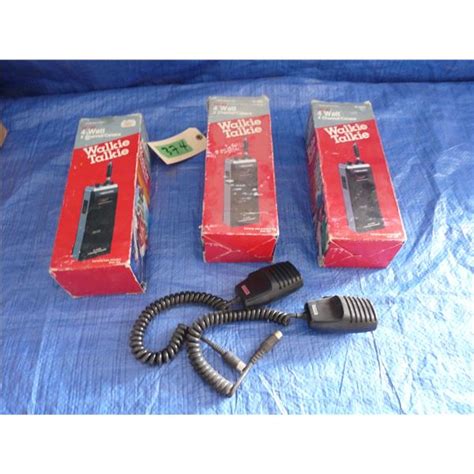 lot of 3 vintage Walkie Talkie