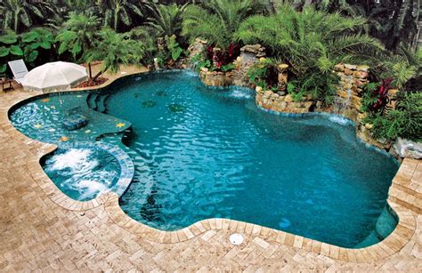 Tropical Lagoon Pool Designs