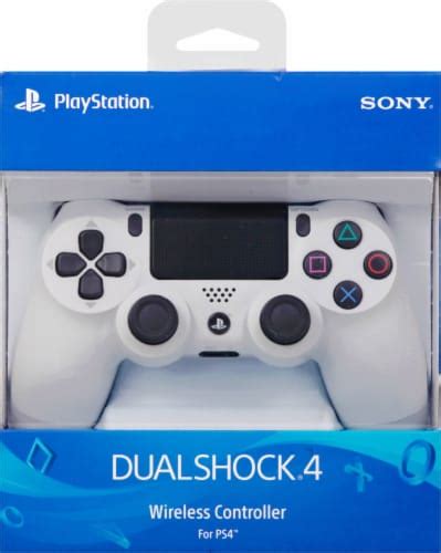 PS4 Dualshock 4 Controller - Glacier White, 1 ct - Fry’s Food Stores