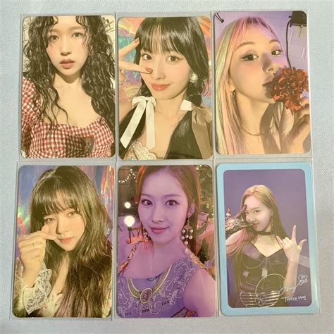 TWICE TASTE OF LOVE Photocards (MINA KULOT SOLD OUT) + Tasting Card + Coaster | Shopee Philippines