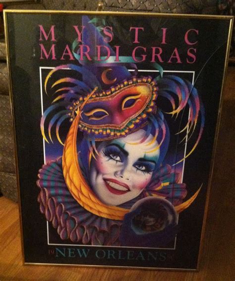 Signed Mistretta Mardi Gras poster. | Antiques Board