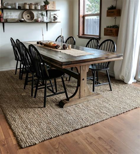 To Jute, or Not to Jute - An Honest Review | Dining rug, Rug under dining table, Dining room design