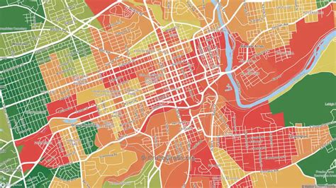 The Safest and Most Dangerous Places in Downtown, Allentown, PA: Crime ...