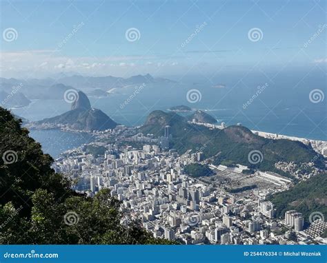 Rio De Janeiro Landscape - View from Corcovado Stock Photo - Image of ...