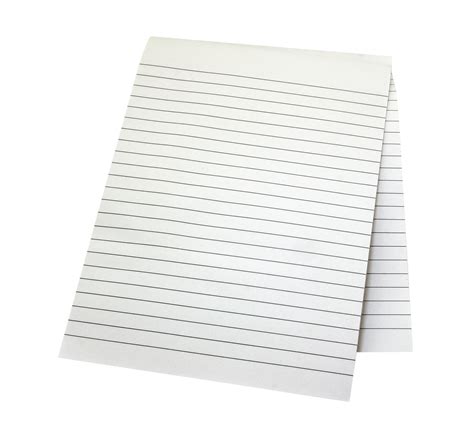 Paper sheet notebook with line on transparent background png file 12005406 PNG