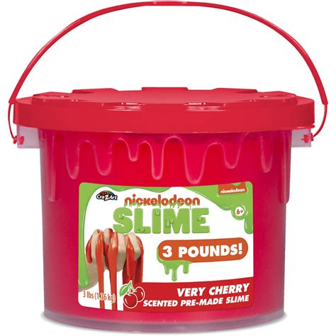 Cra-Z-Art Nickelodeon Very Cherry Scented Slime Bucket, 3 Lbs - Walmart ...