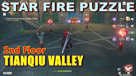 Tianqiu Valley 2nd Floor STAR FIRE PUZZLE | Genshin Impact - Game videos