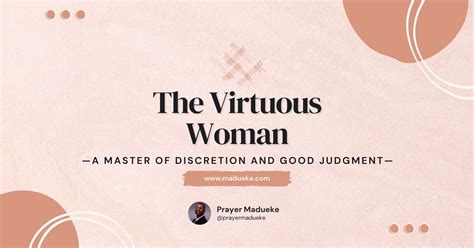 The Virtuous Woman | Prayer M. Madueke