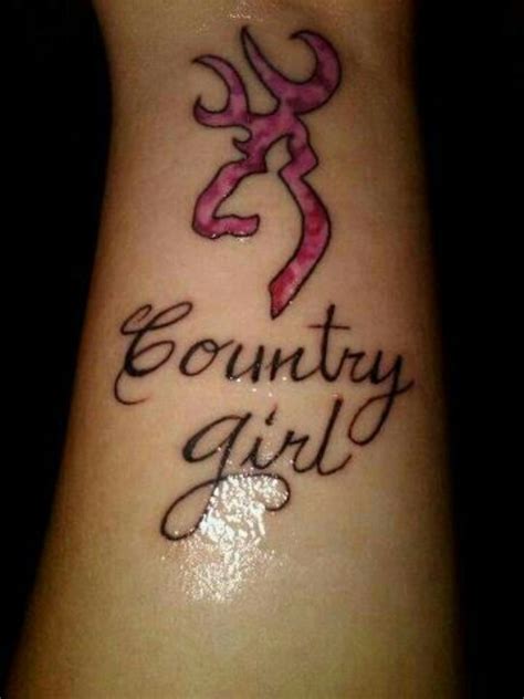 Country girl tattoo | Country girl tattoos, Cowgirl tattoos, Browning tattoo