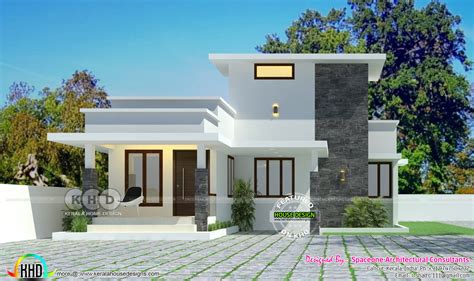 Low cost single storied 2 BHK home - Kerala Home Design and Floor Plans - 9K+ Dream Houses