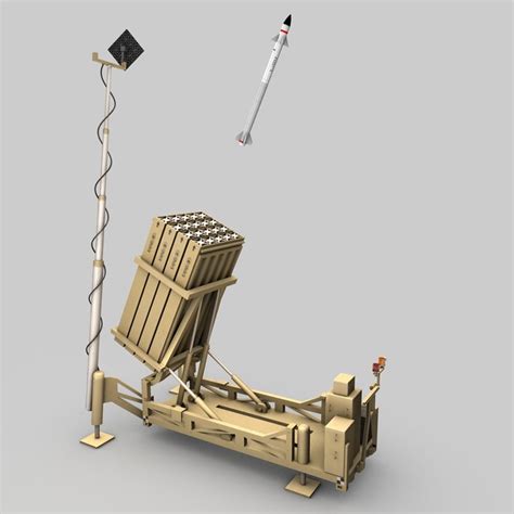 realistic iron dome 3d 3ds