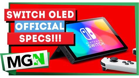 Nintendo Switch - OLED - Official Specs - MGN