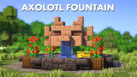 Axolotl Fountain - TBM | TheBestMods