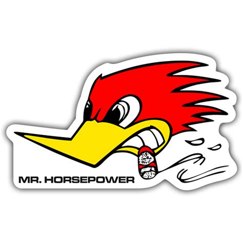 Sticker Mr.Horsepower | MuralDecal.com