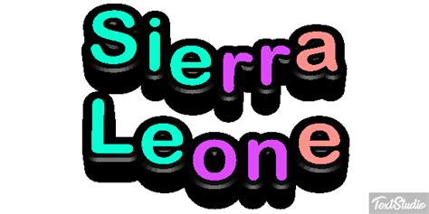 Sierra Leone Country Animated GIF Logo Designs