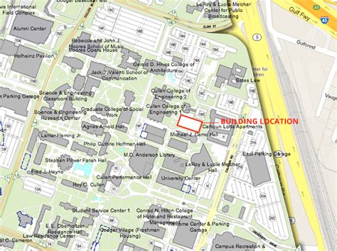 University Of Houston Campus Map Pdf – Interactive Map