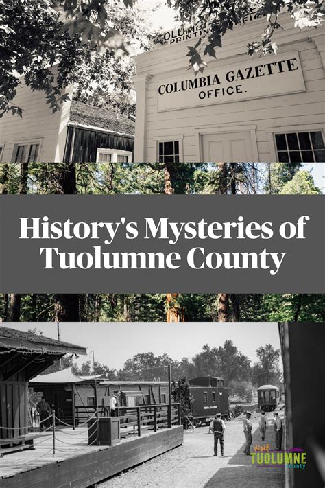 History's Mysteries of Tuolumne County | Tuolumne county, Mystery of history, History