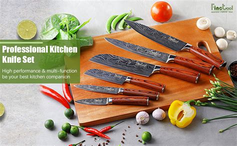 FineTool Kitchen Knife Sets, Professional Chef Knives Set Japanese ...