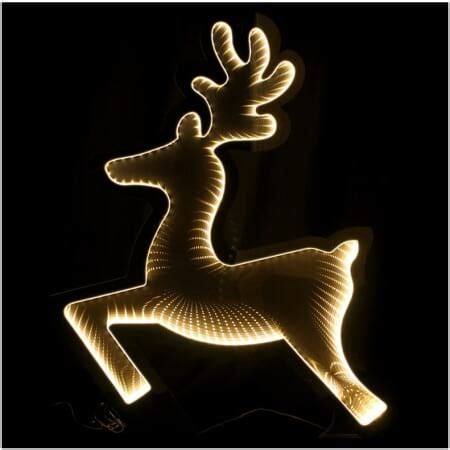 LED Christmas Infinity Mirror Light Motifs