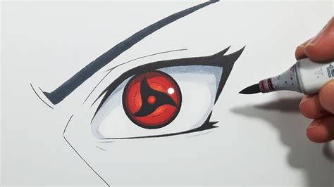 How To Draw Itachi's Mangekyou Sharingan! - Step By Step Tutorial! - YouTube