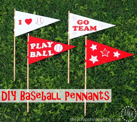 DIY Baseball Pennants - The Scrap Shoppe