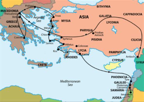 Paul's Third Missionary Journey. | Download Scientific Diagram