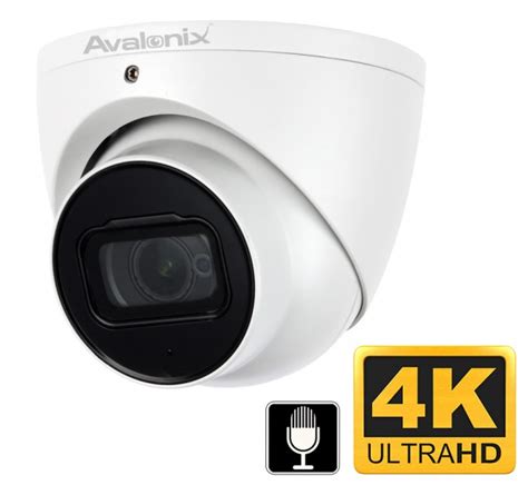 4K Eyeball Dome Security Camera, HD over Coax