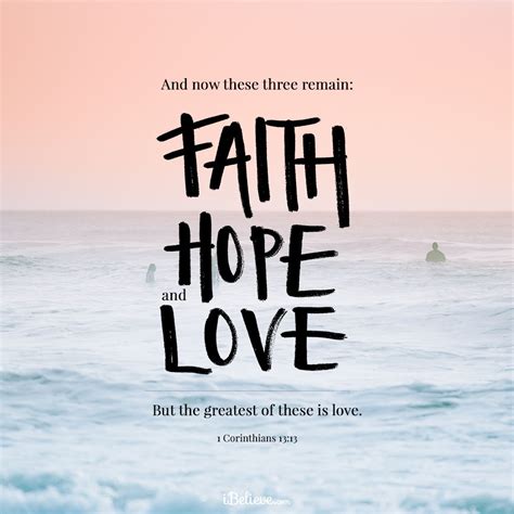 Faith, Hope and Love