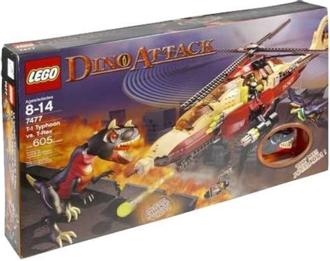 Amazon.com: Lego Dino Attack T-1 Typhoon vs.T Rex 7477 : Toys & Games