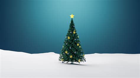 Christmas tree Wallpaper 4K, Minimalist, Christmas decoration