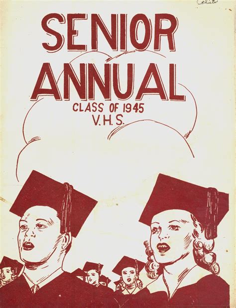 1945 yearbook from Vernon-Verona-Sherrill High School from Verona, New York