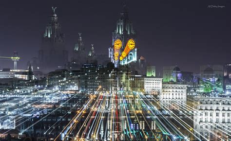 Liverpool, Night, Buildings, City, UK Wallpapers HD / Desktop and ...