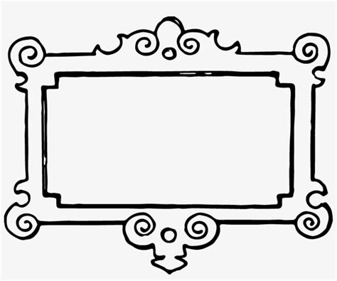 Image Library Library Banner Clipart Black And White - Black And White Picture Frame Clipart ...