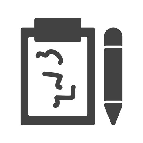 Notepad Glyph Black Icon 8307592 Vector Art at Vecteezy