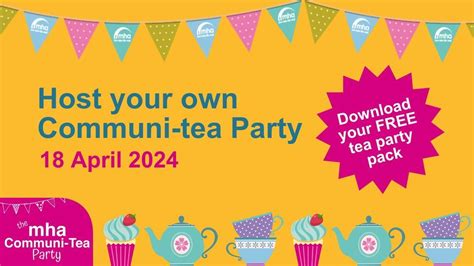 MHA Communi-tea party , Host your own!, Alfreton, 18 April 2024 | AllEvents.in