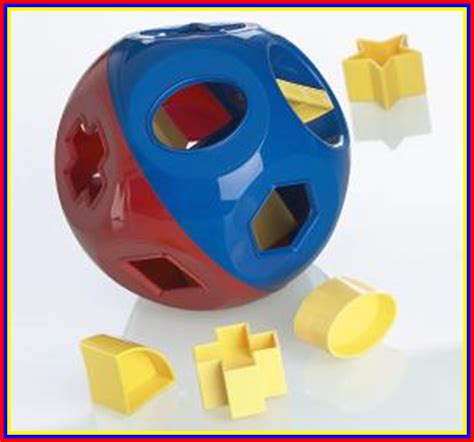 Tupperware ORIGINAL SHAPE-O-TOY KIDS EDUCATIONAL BALL PUZZLE PRIMARY R ...