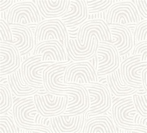 Geometric Abstract Hand Drawn Effect Dove Grey Non Woven Wallpaper | Ohpopsi Venation Mini