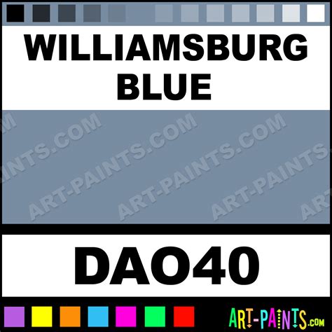 Williamsburg Blue DecoArt Acrylic Paints - DAO40 - Williamsburg Blue Paint, Williamsburg Blue ...