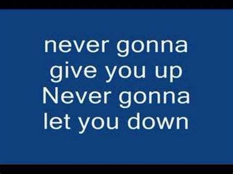 Rick Astley Never gonna give you up lyrics!!! Acordes - Chordify