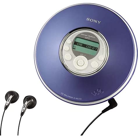 Sony D-NE319 MP3/ATRAC CD Walkman Player | Musician's Friend