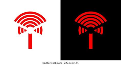 Black White Wifi Logo Vector Stock Vector (Royalty Free) 2274048161 ...