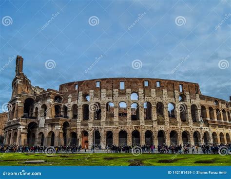 Old and Historic Colosseum in Rome, Italy Editorial Stock Image - Image ...