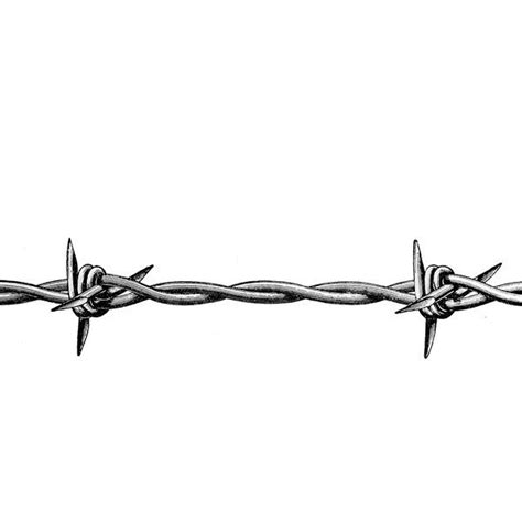 Barbed wire Art Print by Upopot - X-Small | Маленькие татуировки ...